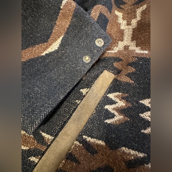 Pendleton  Vintage- Men's Black and Brown Geometric Jacket - Picture 5 of 15